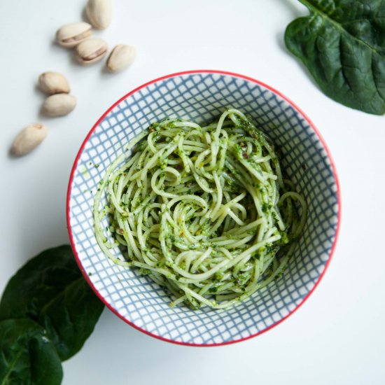 Spinach and Pistachio Pesto