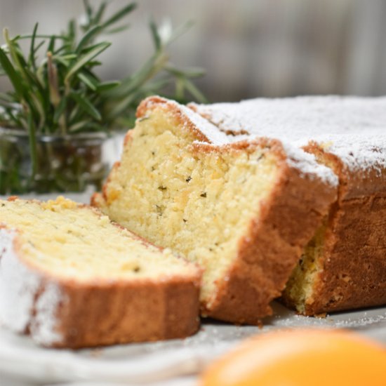 Meyer Lemon and Rosemary Cake