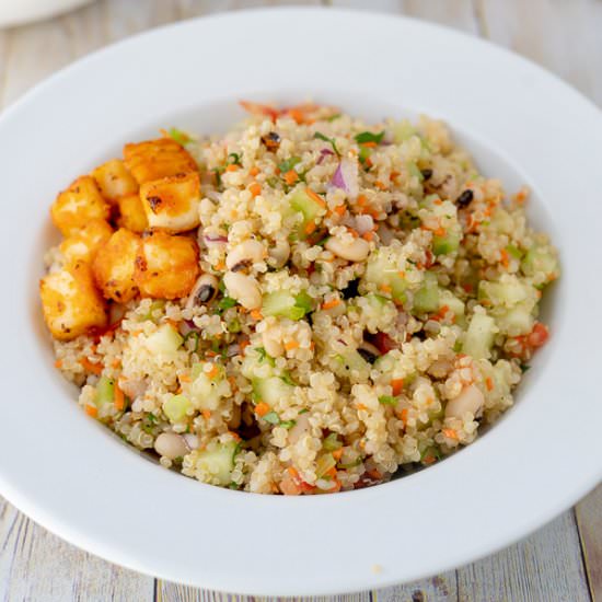 Quinoa & Black Eyed Peas Salad