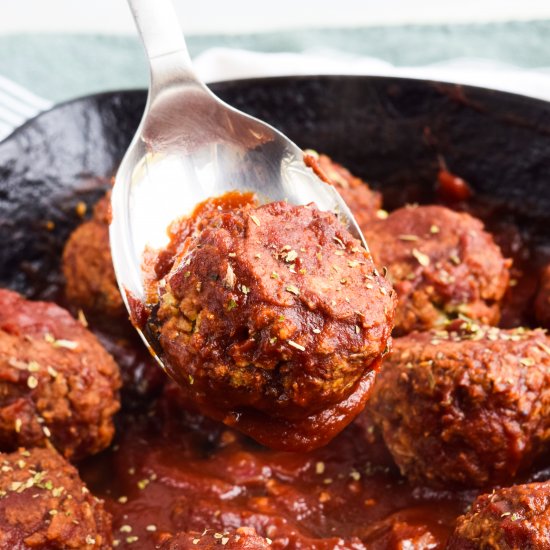 Vegan Porcupine Meatballs