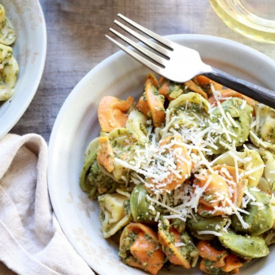 Tortellini with Thai Pesto Sauce