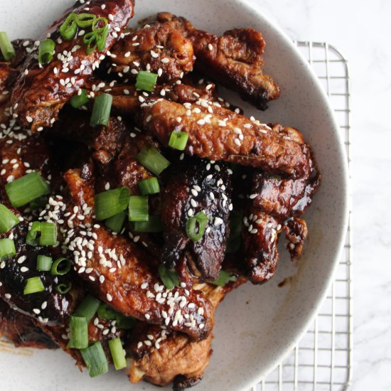 Sticky Soy Balsamic Wings