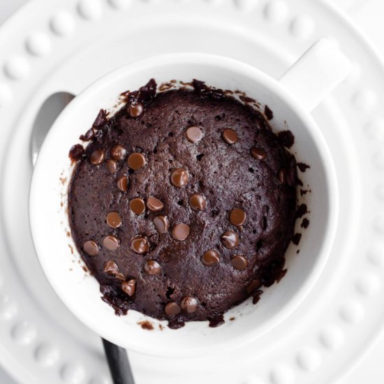 Vegan Chocolate Mug Cake