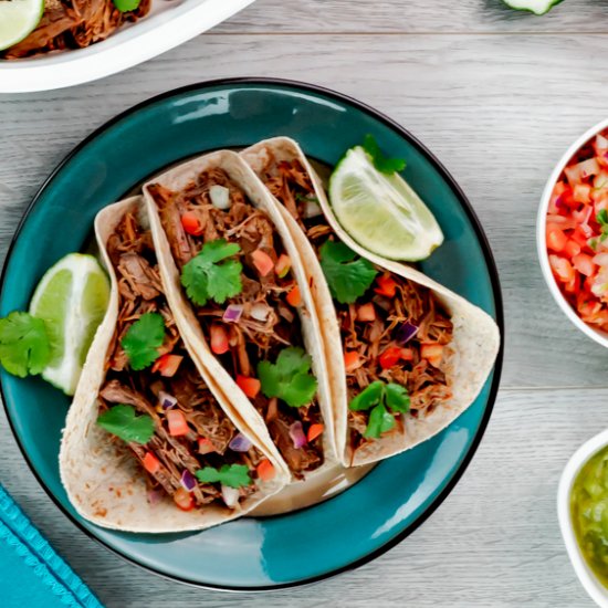 Instant Pot Beef Barbacoa Tacos