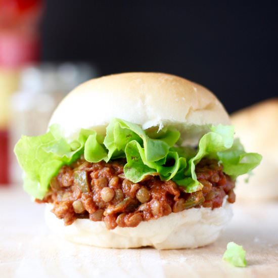 Hearty Lentil Sloppy Joes