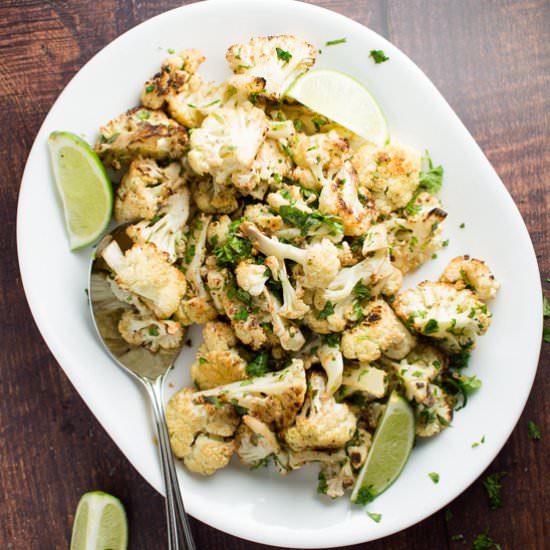 Cilantro Garlic & Lime Cauliflower