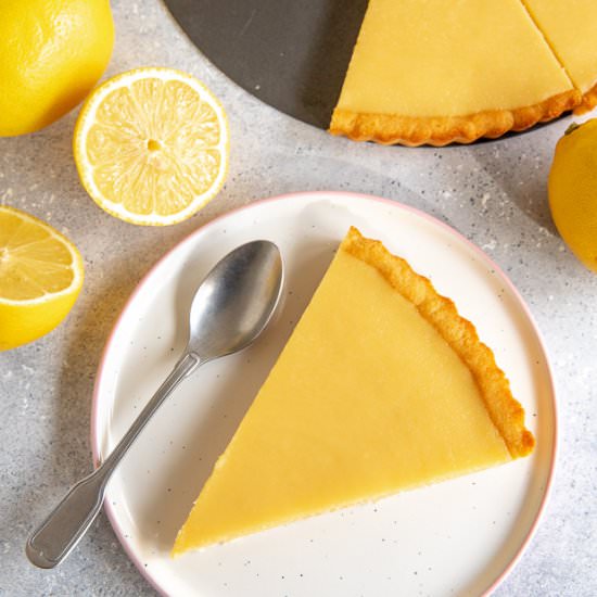 Paleo Lemon Curd Tart