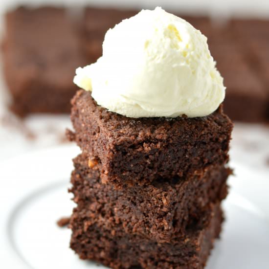 Almond Butter Coconut Brownie