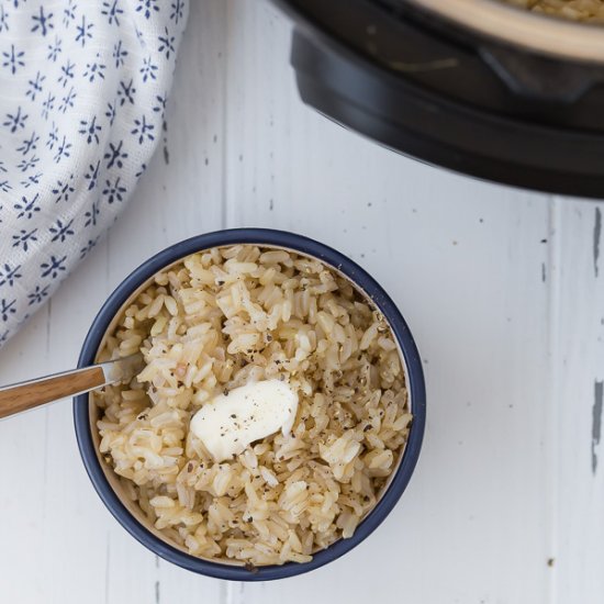 Instant Pot Brown Rice