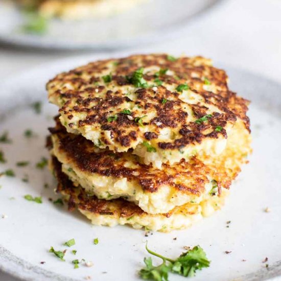 Cauliflower Fritters