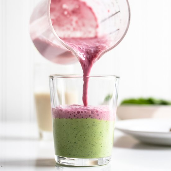 Raspberry Pistachio Power Smoothie