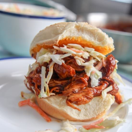 BBQ Pulled Chicken Sandwiches