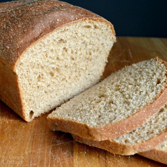 Soft 100% Whole Wheat Bread