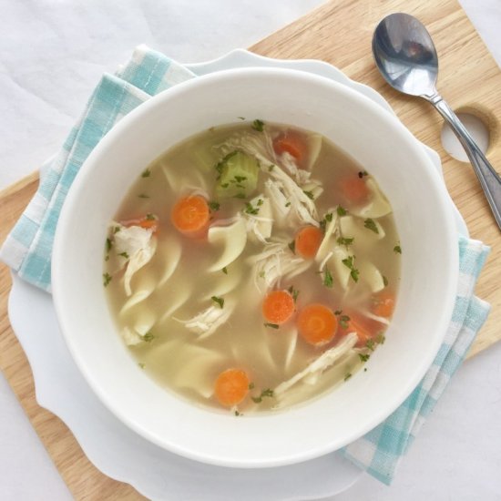 Slow Cooker Chicken Noodle Soup