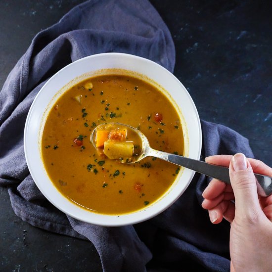 Vegan Garam Masala Soup