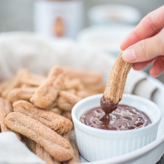 Baked Cinnamon Churros