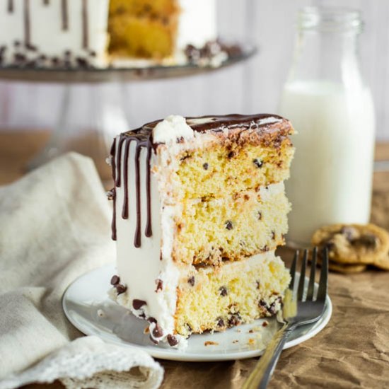 Milk and Cookies Cake