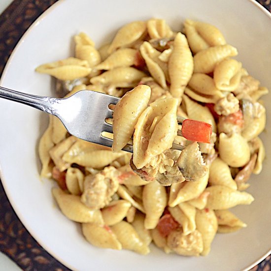 Coconut Curry Chicken Pasta