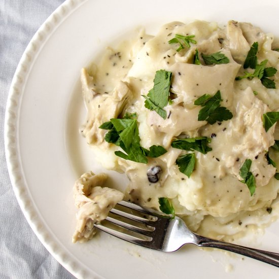 Slow Cooker Chicken & Gravy