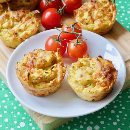 Carrot & Courgette Savoury Muffins