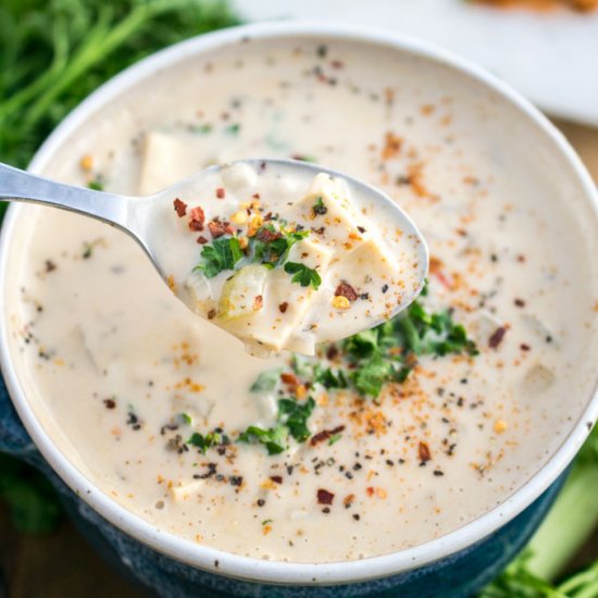 Old Bay Vegan Chowder