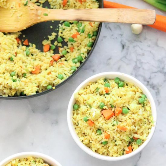 Easy Vegan Fried Rice with Tofu