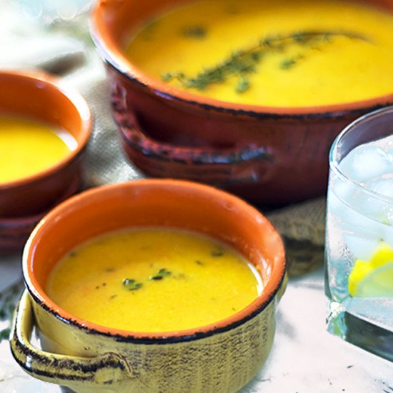 Roaste Butternut Squash Soup