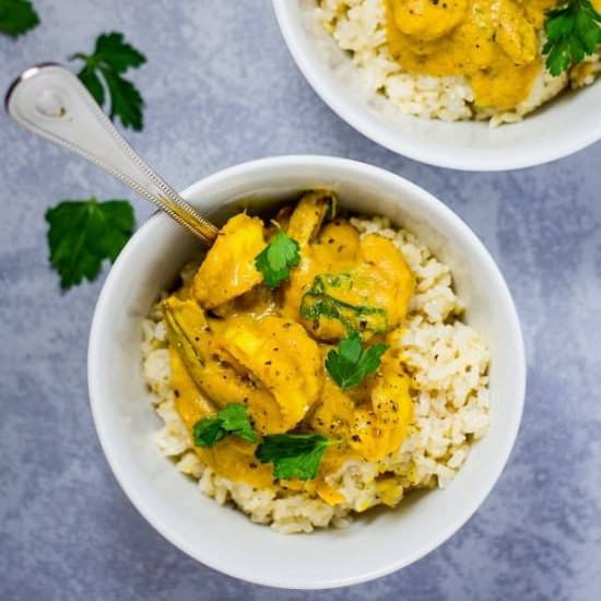 Creamy Coconut Shrimp Curry