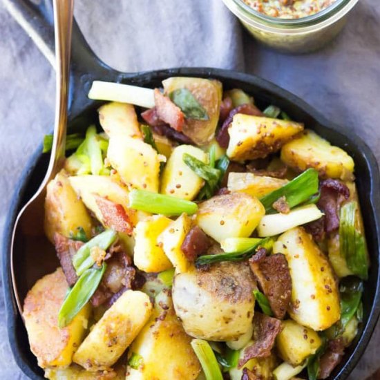 German pan fried potatoes recipe