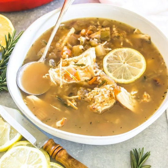 Greek lemon chicken soup recipe