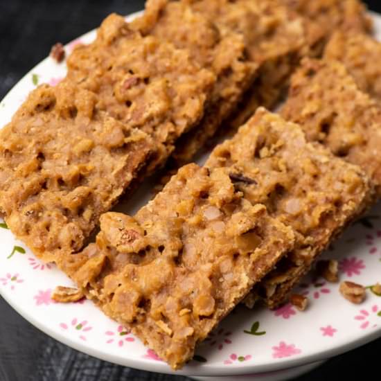 Praline Graham Cracker Bars