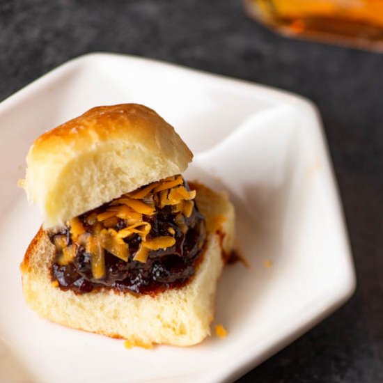 Spicy BBQ Bourbon Sliders