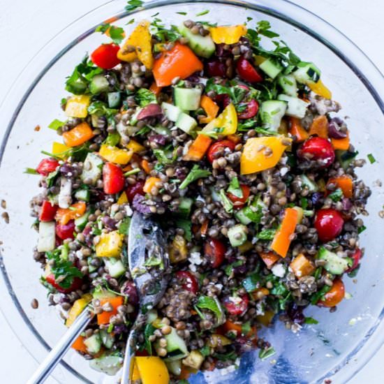 Mediterranean Lentil Salad