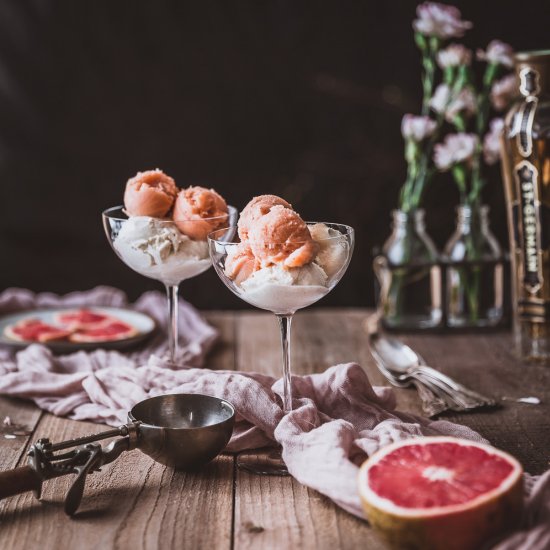 Boozy Citrus Sorbet