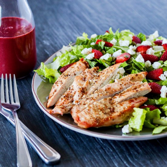 Strawberry Goat Cheese Salad