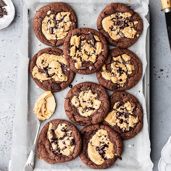 Vegan Chocolate PB Cookies