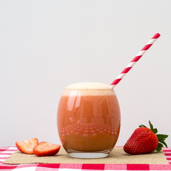 Strawberry & Nectarine Mocktail