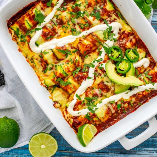 Zucchini Enchiladas