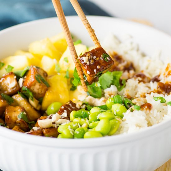 Vegan Teriyaki Tofu Bowls