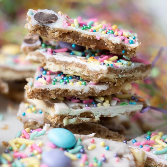 Easter Saltine Toffee