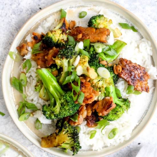 Tempeh Broccoli Stir Fry