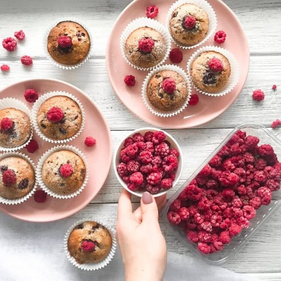 Raspberry Muffins