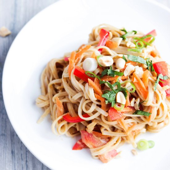 Thai Peanut Noodle Salad