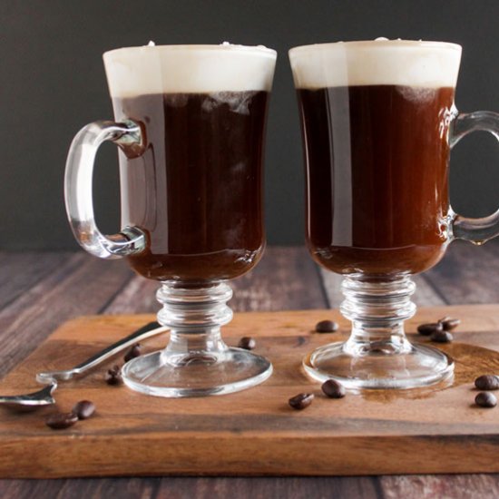 easy coconut Irish coffee