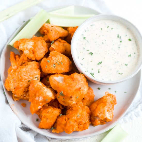 Cauliflower Buffalo Wings