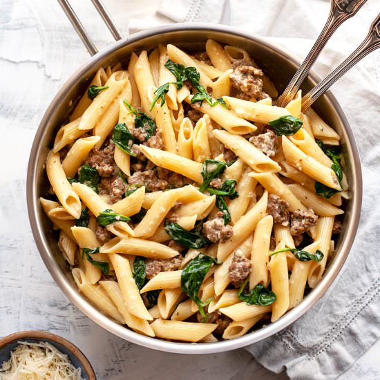 Creamy Italian Sausage Pasta