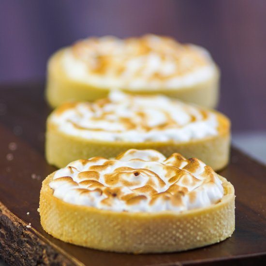 Egg Custard Meringue Tart