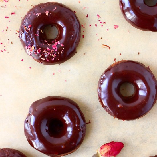 Vegan Chocolate Baked Donuts