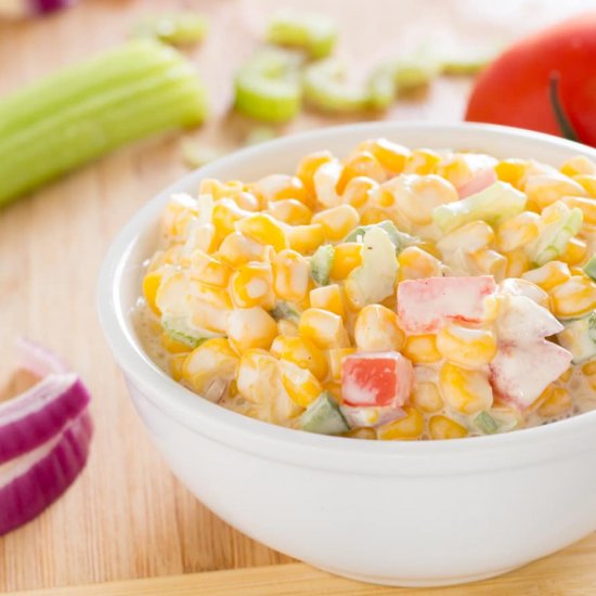 Creamy Sweet Corn Salad