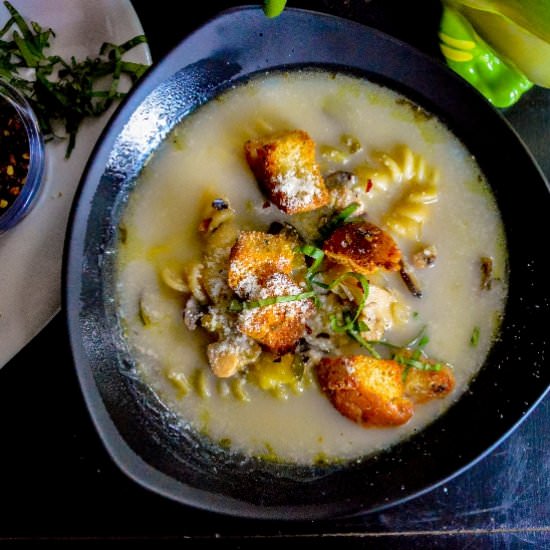 Lemon Herb Chicken Noodle Soup